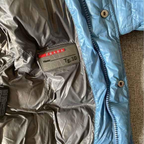 Light Blue Prada Puffer - Picture 15 of 16